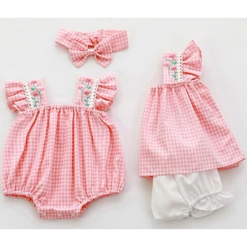 Cute Toddler Baby Clothes Sets 2Pcs Fashion Girls Sleeveless Lace Tops+Short Pants Suit Toddler Baby Set Children Outfits 0-24M