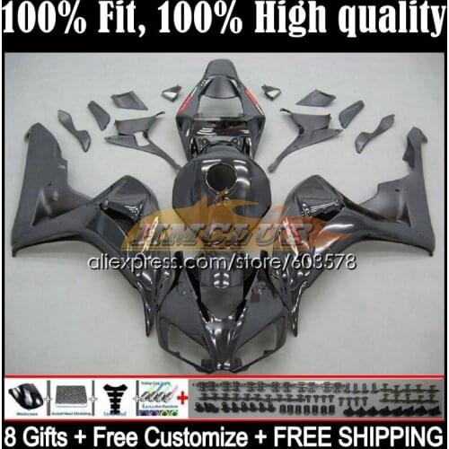 Injection Body For HONDA CBR 1000 RR CC CBR 1000RR 1000CC 49CL.26 CBR1000RR 06 07 CBR1000 RR 2006 2007 OEM Fairing Factory black