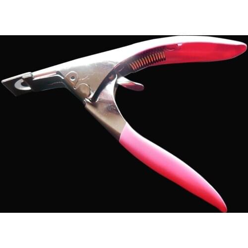 The edge cutter Cuticle Nipper false pink nail cutter manicure tool