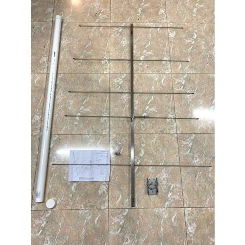 4elements VHF144M yagi antenna 8dBi 145M repeater staton yagi SO239 146M aerial stainles steel