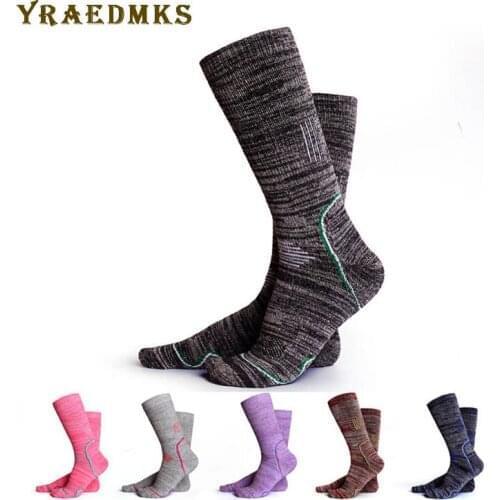 Ski high Socks Thick Cotton Sports Snowboard Cycling Skiing Soccer Socks Men Women Moisture Absorption High Elastic Thermosocks