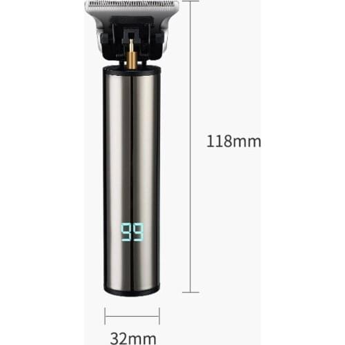 SK hair trimmer USB rechargeable hair clipper haircut machine oilhead clipper white hair carving engraving beard trimmer LCD min