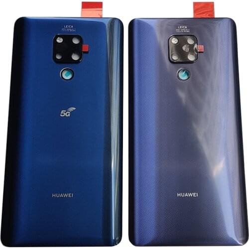 Mate 20X Original Back glass Cover For Huawei Mate 20 X, Back Door Replacement Battery Case, Rear Housing Cover With Camera Lens