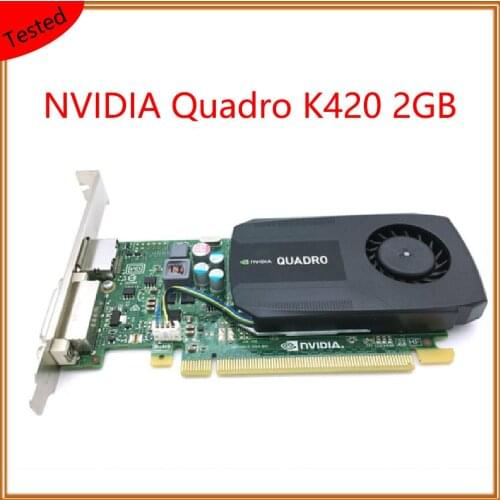 Quadro K420 2GB For NVIDIA Professional Graphics Card for 3D Modeling, Rendering, Drawing, Design, Multi-screen Display