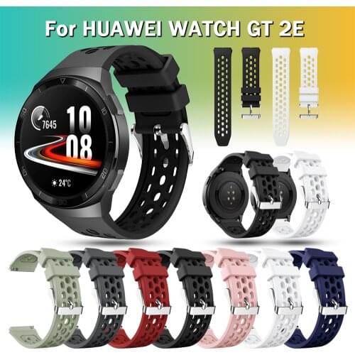 For HUAWEI Watch GT 2e Smart Watch Strap Replacement Wristband 22mm Soft Silicone Bracelet For huawei gt 2e Smart Accessories