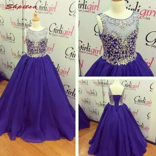 Luxury Flower Girl Dresses for Weddings Flowergirl First Communion Pageant Dresses for Wedding Party Girls