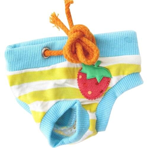 Polka Dots Floral Sanitary Dog Shorts Pet Dog Physiological Pants Female Puppy Shorts Cute Menstruation Underwear Briefs S-XL