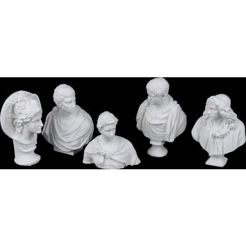 Resin Statue Home Decor European Figurine Sculpture Modern Art Character Model Ornaments Mini