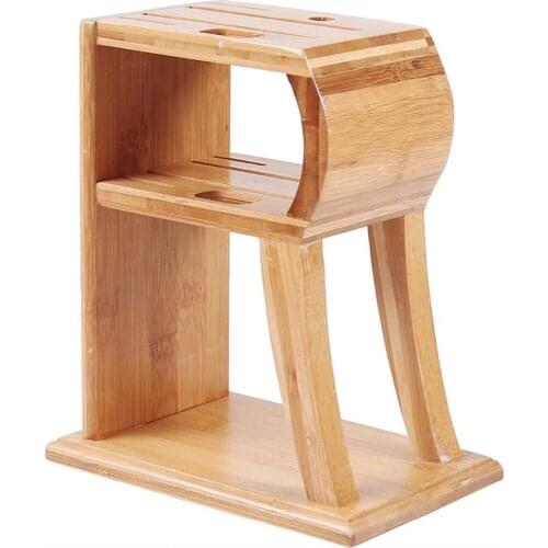 Knife rack kitchen supplies bamboo knife stand kitchen knife stand multi-functional tool frame wood knife base bamboo013