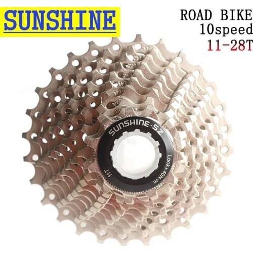 SUNSHINE-SZ Road Racing Bike 10s 20s 10Speed 11-28T Cassette Freewheel Sprockets for Bicycle Parts flywheel