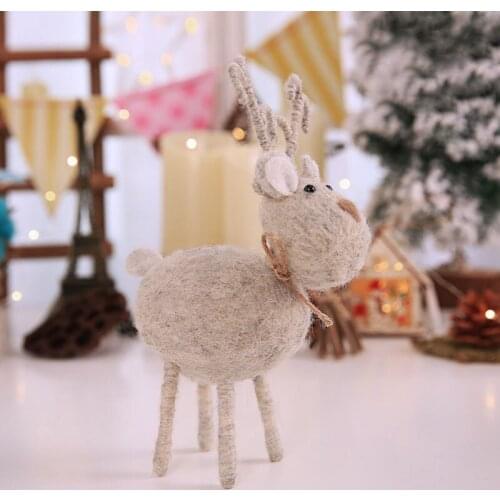 Cloth Reindeer Elk High Quality Sen American Village Christmas Decoration Wedding Gift Props Photography Shooting Prop yl18