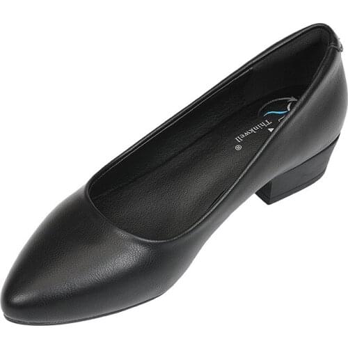 Office Shoes Women Pumps Women Shoes High Heels Sexy Low Heels 2021 Fashion Women Square Heel Black Shoes Zapatos Mujer Zapatos