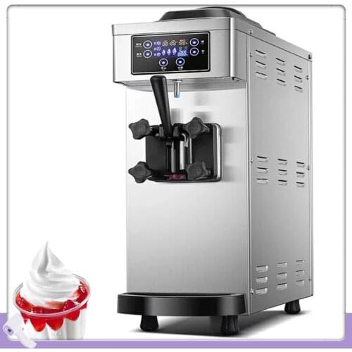 High Quality Soft Serve Ice Cream Machine Electric LCD Panel Ice Cream Maker One Flavors Ice Cream Making Machine