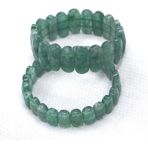 Green strawberry quartz bracelet natural stone bracelet DIY jewelry bracelet for woman for gift wholesale