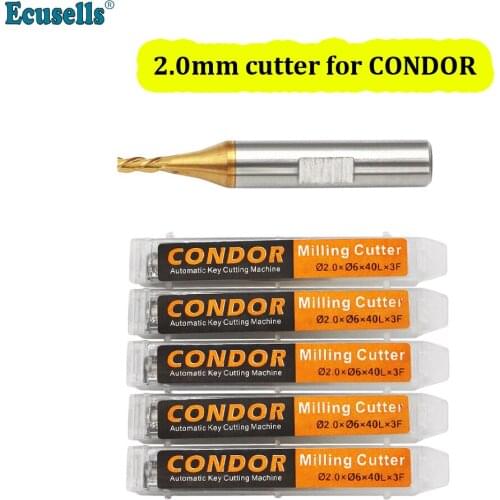 2.0mm Milling Cutter Probe for Xhorse CONDOR XC MINI Plus XC-007 Dolphin XP-005 XP-007 Key Cutting Machine