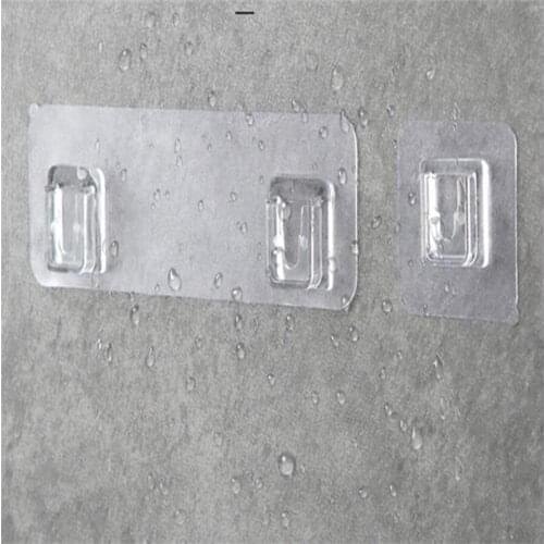 1/2/4pcs Home Plastic Hooks Waterproof Sticky Hook for Kitchen Bathroom Shelf Sticker Sticking Wall Strong Adhesive Hook Hanger