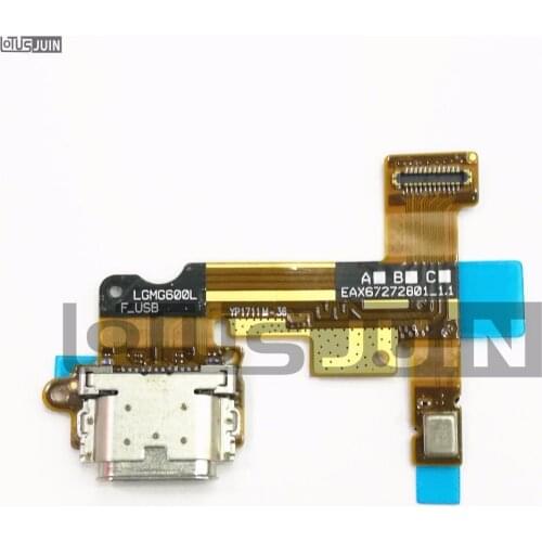 1pcs New Original Charging Port Charger Dock With Microphone Module Flex Cable For LG G6 H870 Type C