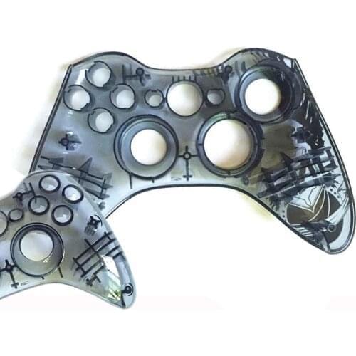 10 pcs a lot Replacement Housing Front shell Faceplate Cover Case For Xbox 360 Elite Controller Handle Grips gamepad