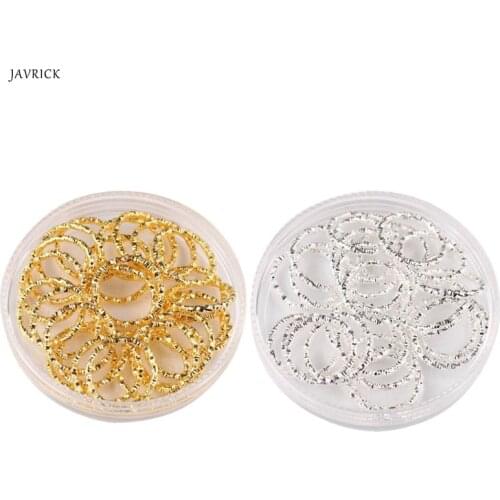 200Pcs Jump Rings Twisted Close Rings DIY Earrings Necklace Jewelry Findings