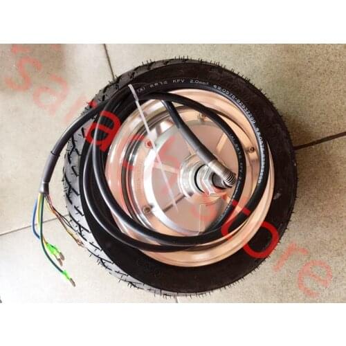 9" 500W 36V double shaft electric hub motor . electric scooter wheel hub motor , electric motor for scooter