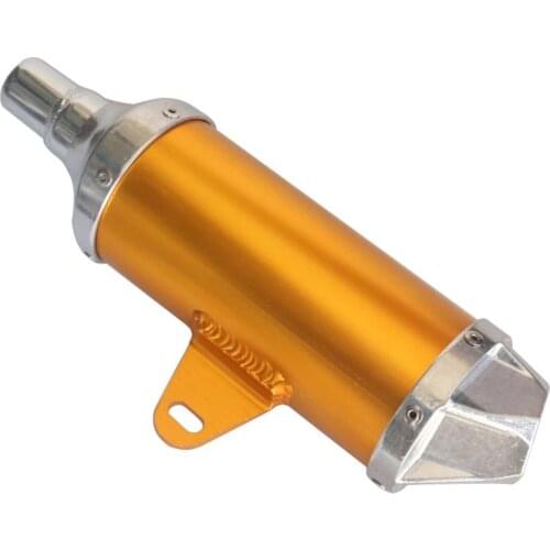 Aluminum Exhaust Muffler pipe For BBR Style Chinese KAYO BSE Apollo Pit Bike Dirt Bike 110cc 125cc