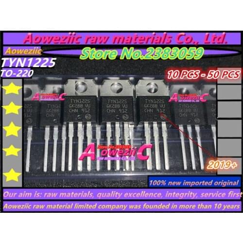 Aoweziic 2019+ 100% new imported original TYN1225 TO-220 unidirectional silicon controlled rectifier 25A1200V