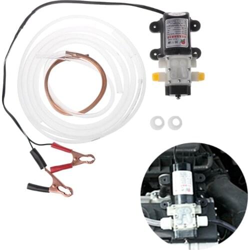 12V 45W Car Electric Oil Diesel Fuel Extractor Transfer Pump w/Crocodie Clip