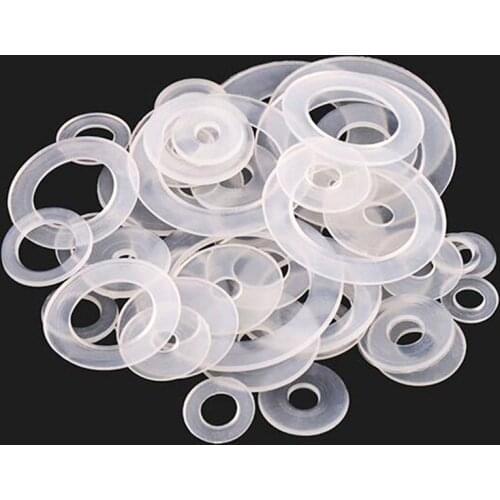 White Plastic Nylon Washer Flat Spacer Seals Washer Gasket Ring M3 M3.5 M4 M5 M5.8 M6 M8 M10 M12 M14 M16 M18 M20