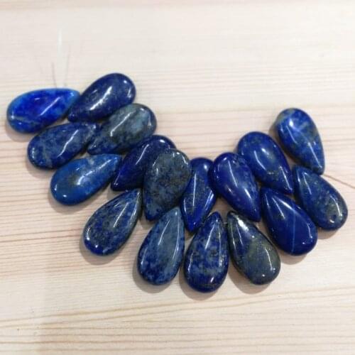 Natural lapis lazuli stone Beads charms 12x22mm water drop Beads For Jewelry Making DIY Bracelet Necklace 16pcs free shipping
