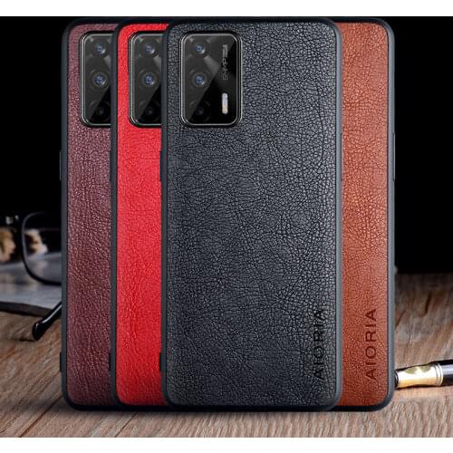 Case for OPPO Realme GT Neo Flash 5G funda luxury Vintage Leather skin capa TPU cover for oppo realme gt case coque