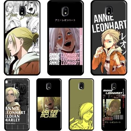Annie Leonhart Attack on Titan Anime Case For Samsung Galaxy J5 2017 A3 A5 J1 J3 J7 2016 J4 J6 A6 A8 Plus A7 A9 J8 2018 Coque