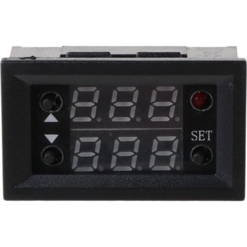 P15D W2810 DC12V 20A Digital Thermostat Temperature Controller Red Display with Probe