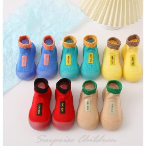 Baby Cotton Letter Toddler Soft Socks Childrens Socks Shoes Baotou Toddler Casual Outdoors Crib Shoes Newborn First Step Shoe