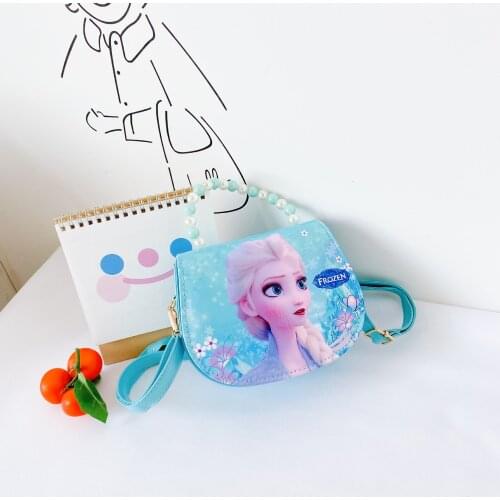 Disney Girls princess Frozen Elsa messenger shoulder bags girls' shoulder bags kids messenger bags childrens messenger handbag