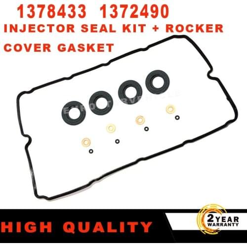 FOR FORD TRANSIT MK7 2.2 TDCi INJECTOR SEAL KIT + ROCKER COVER GASKET 1372490 1378433