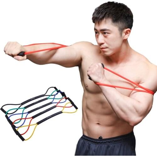 Boxing Resistance Band MMA Shadow Boxer Rubber Speed Training Pull Rope Muay Thai Karate Crossfit Workout Power Gym Equipment