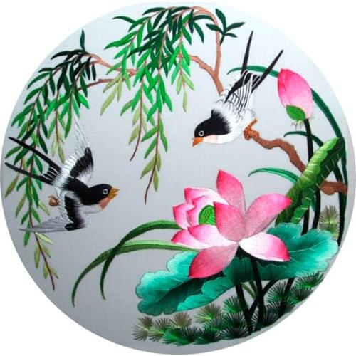 Diy 100% silk thread Embroidery kit / Suzhou Classical Embroidery Chinese traditional art of embroidery/Cross Stitch Kits