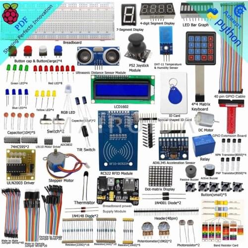 New RFID Raspberry Pi Raspberry Pi B + 2-generation B-type T-GPIO Expansion Kit Intermediate B / B + Python DC Motor