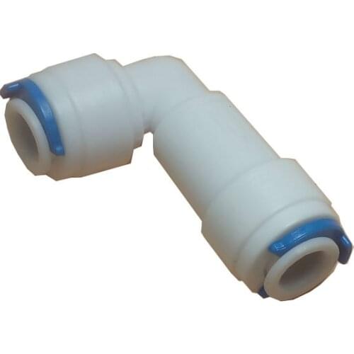 Check Valve /Elbow Quick Connect 1/4'' OD Tube Push in Push in with Clamp and Seal for RO Fittings