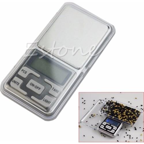 OOTDTY 500g x 0.1g Mini Precision Digital Scales for Gold Bijoux Sterling Silver Scale Jewelry 0.1 Balance Weight Electronic Sca