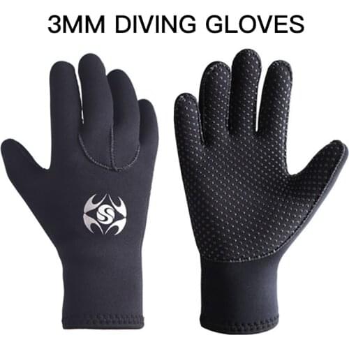 Diving gloves 3mm thick non-slip wear-resistant fishing diving gloves to keep warm and cold swimming adult male