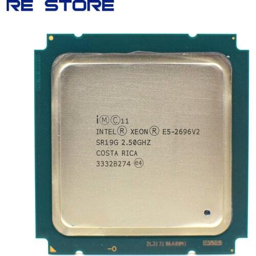 Used Intel Xeon E5 2696 V2 2.5GHz 12-Core 24-Thread CPU Processor 30M 115W LGA 2011 E5 2696v2