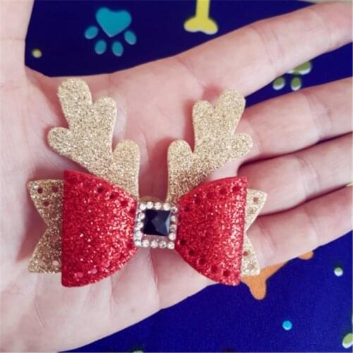 Christmas Reindeer BowMetal Cutting die keychain shaker Heart Paper Key Chain Scrapbook Paper Craft Card Punch Art Knife Cutter