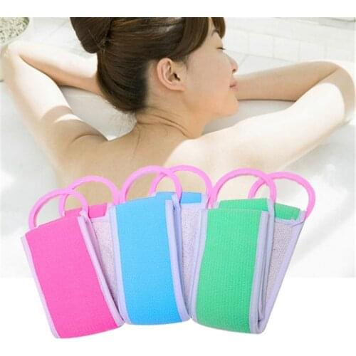 Bath Brushes Exfoliating Loofah Back Strap Bath Shower Body Sponge Body Scrubber Brushes Bath Shower Products New