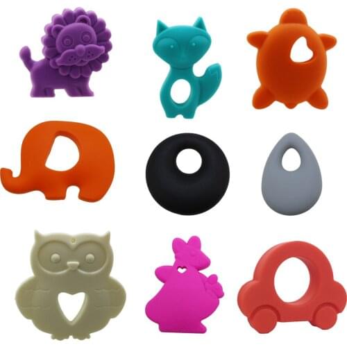 Silicone turtles Pendant Necklace silicone Teethers Jewelry silicone necklace Ornaments Childrens toys Free shipping