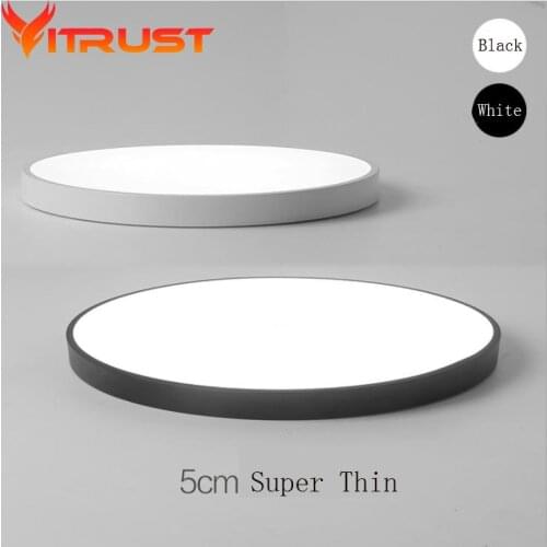 Modern LED Ceiling Lamp Lustre de plafond Bedroom Living room Black White Thin Lighting iluminacion lamparas de techo luminarias
