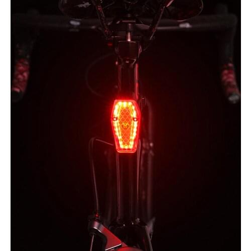 Bike Rear Light Bike Taillight Waterproof USB Chargeable Mountain Bike Tail Lamp Bicycle Flashlight Cycling Accessories Dropship
