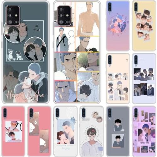 Here U Are Comic Silicone Phone Case For Samsung Galaxy A51 A71 A50 A70 A21s A31 A41 A12 A10 A20s A52 A72 5G Fundas Cover