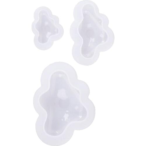 1pcs 3D Stereoscopic Cloud Silicone Resin Casting Mold Christmas Mould Craft Tool DIY