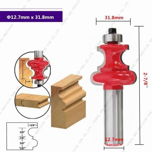 12.7mm*31.8mm-1PCS, Free shipping CNC Solid carbide engraving router bit,woodworking cupboard end mill,wood milling cutter